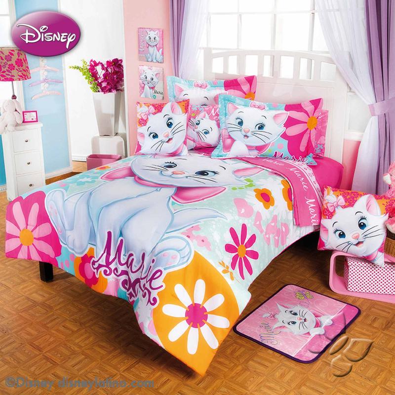 Disney Aristocats Marie Flores Comforter Set